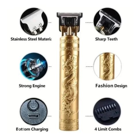 Cordless Pro Hair Clippers T-Liner Edger Trimmer