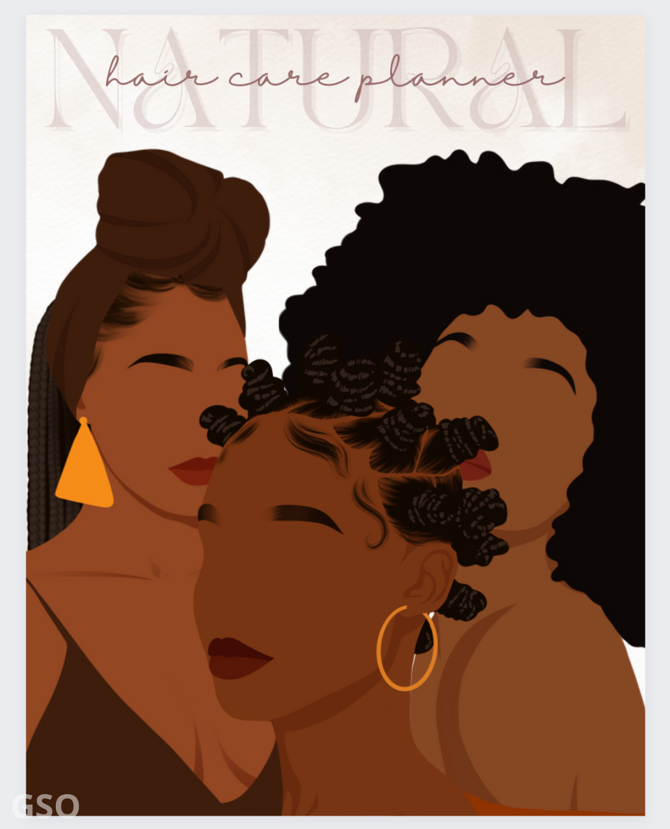 Natural Hair Planner - Template